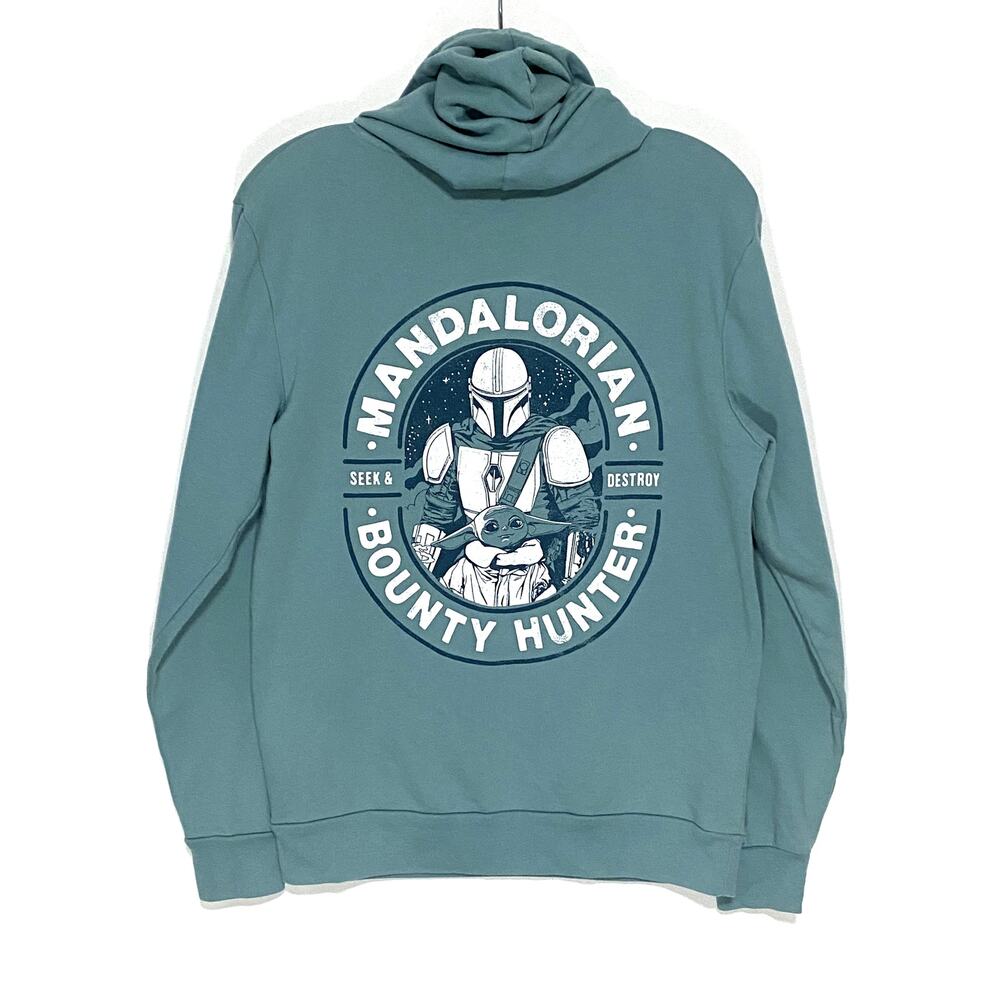 Star Wars The Mandalorian Bounty Hunter Hoodie Sweatshirt Mens S Casual Comfort